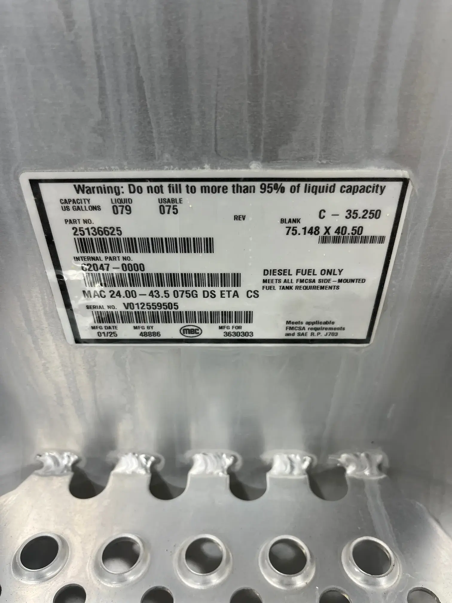 Mack Fuel Tank - Image 7